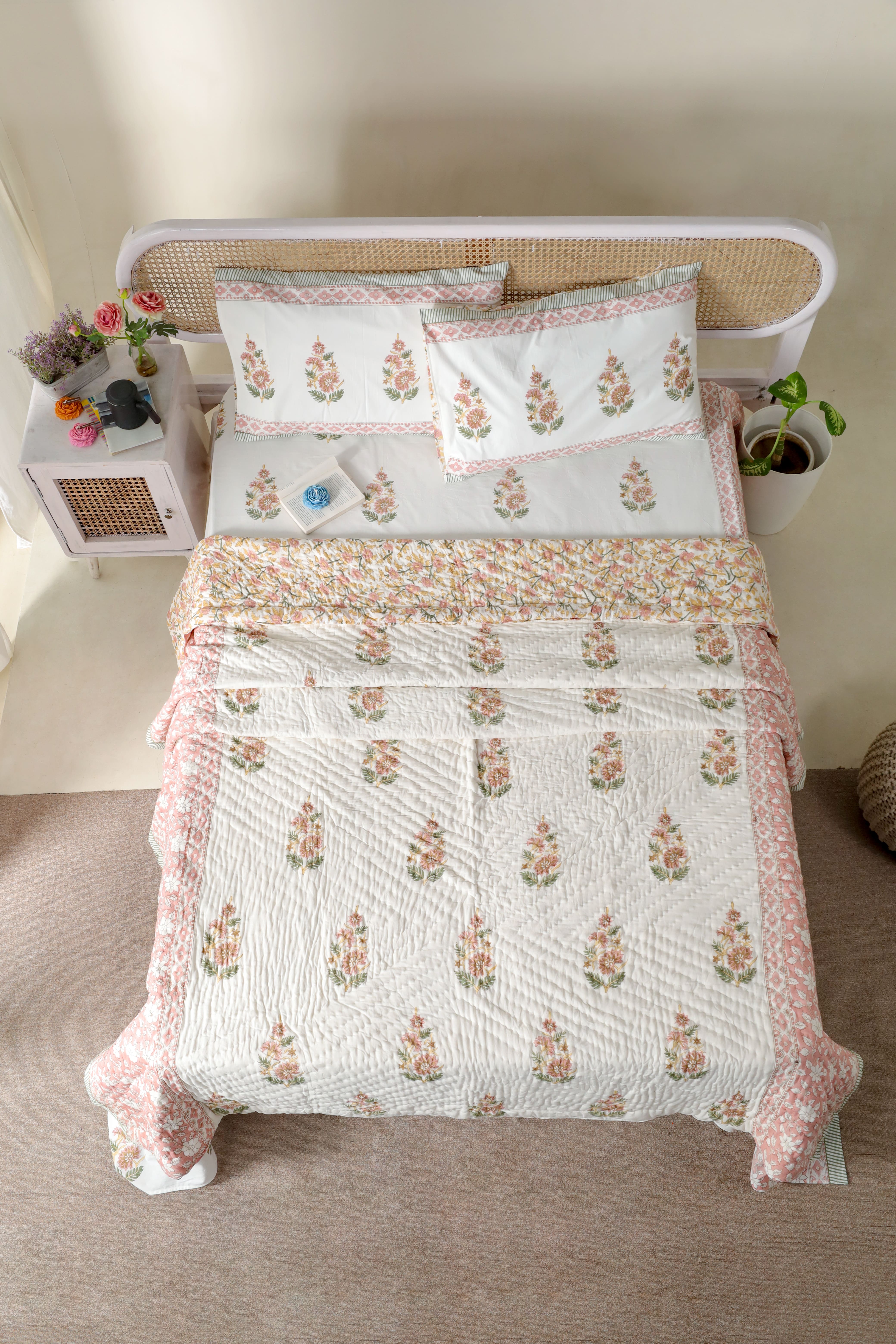 MYSORE HAND BLOCK PRINTED CURTAINS