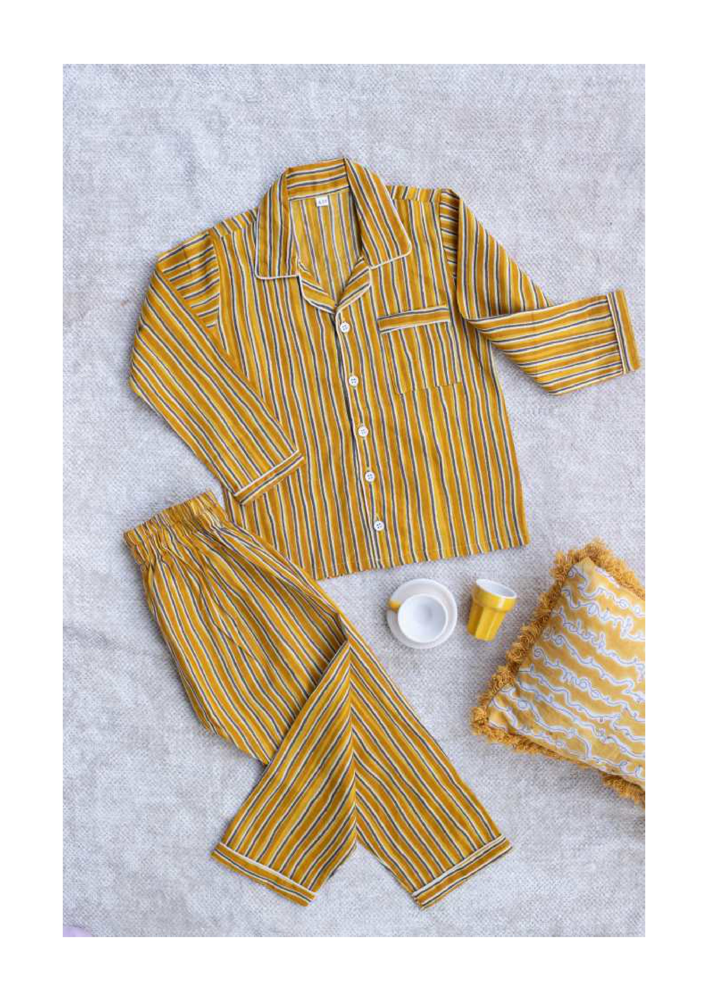 Yellow night suit for boys