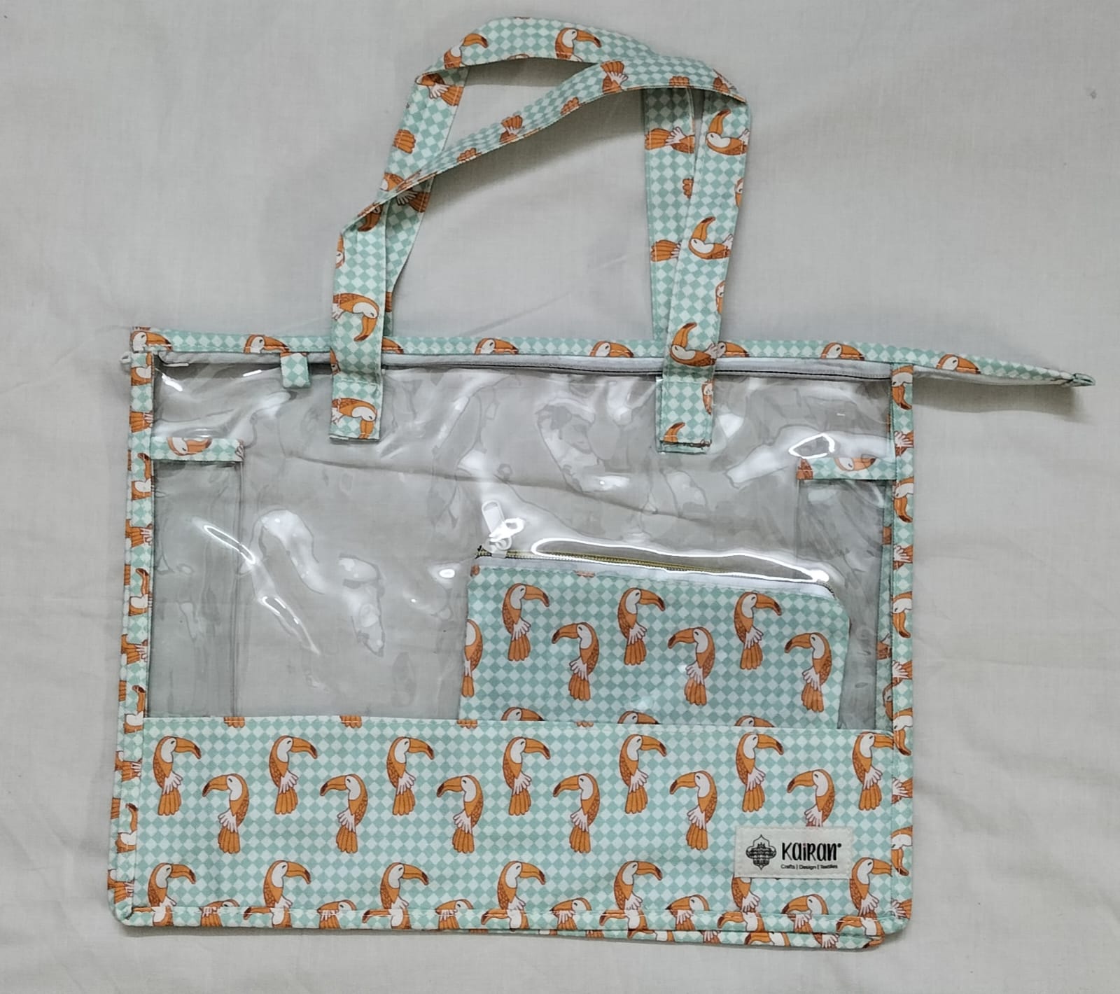 Swim/Art Toucan Print Personalised Bag