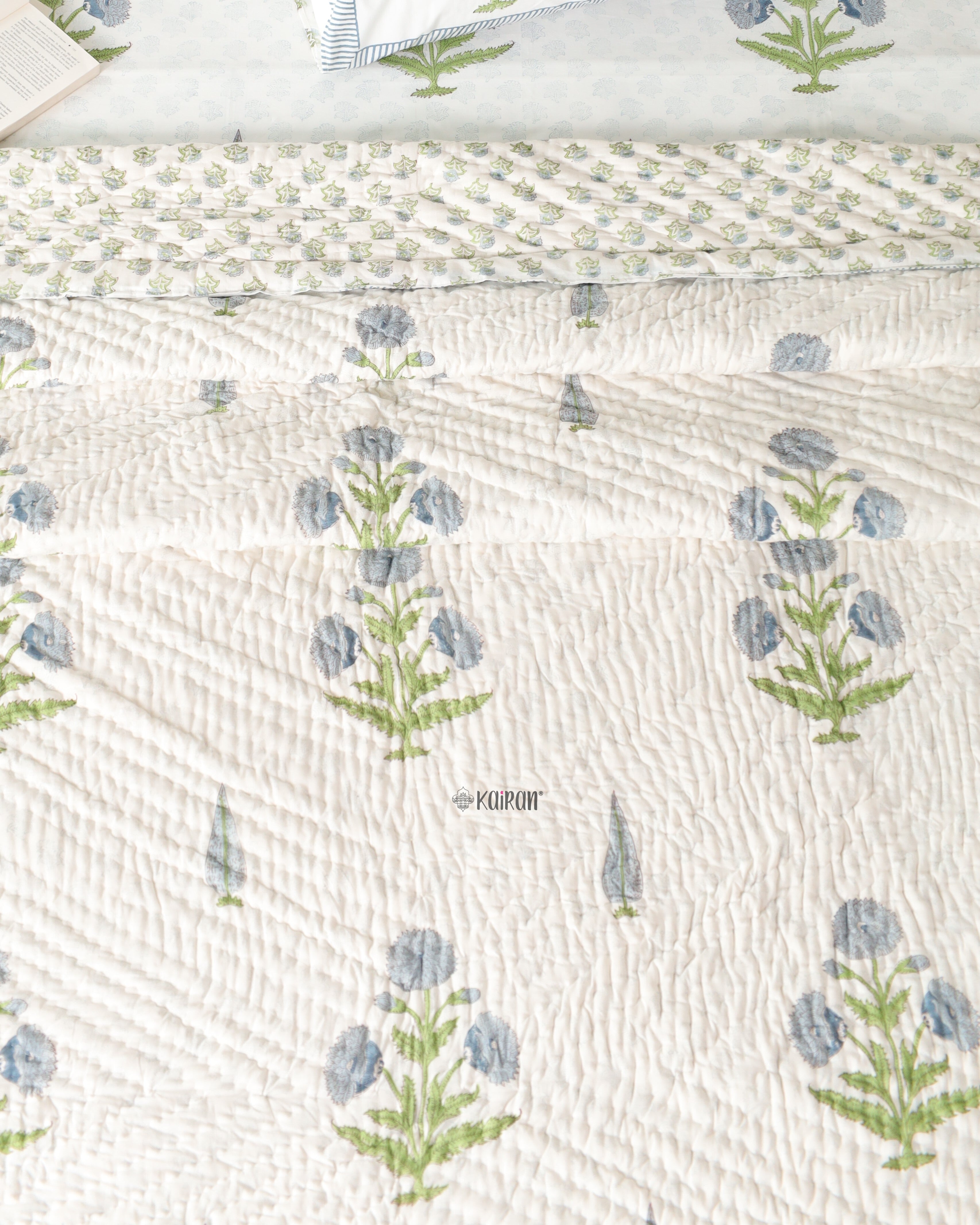 UDAIPUR HAND BLOCK PRINTED QUILT