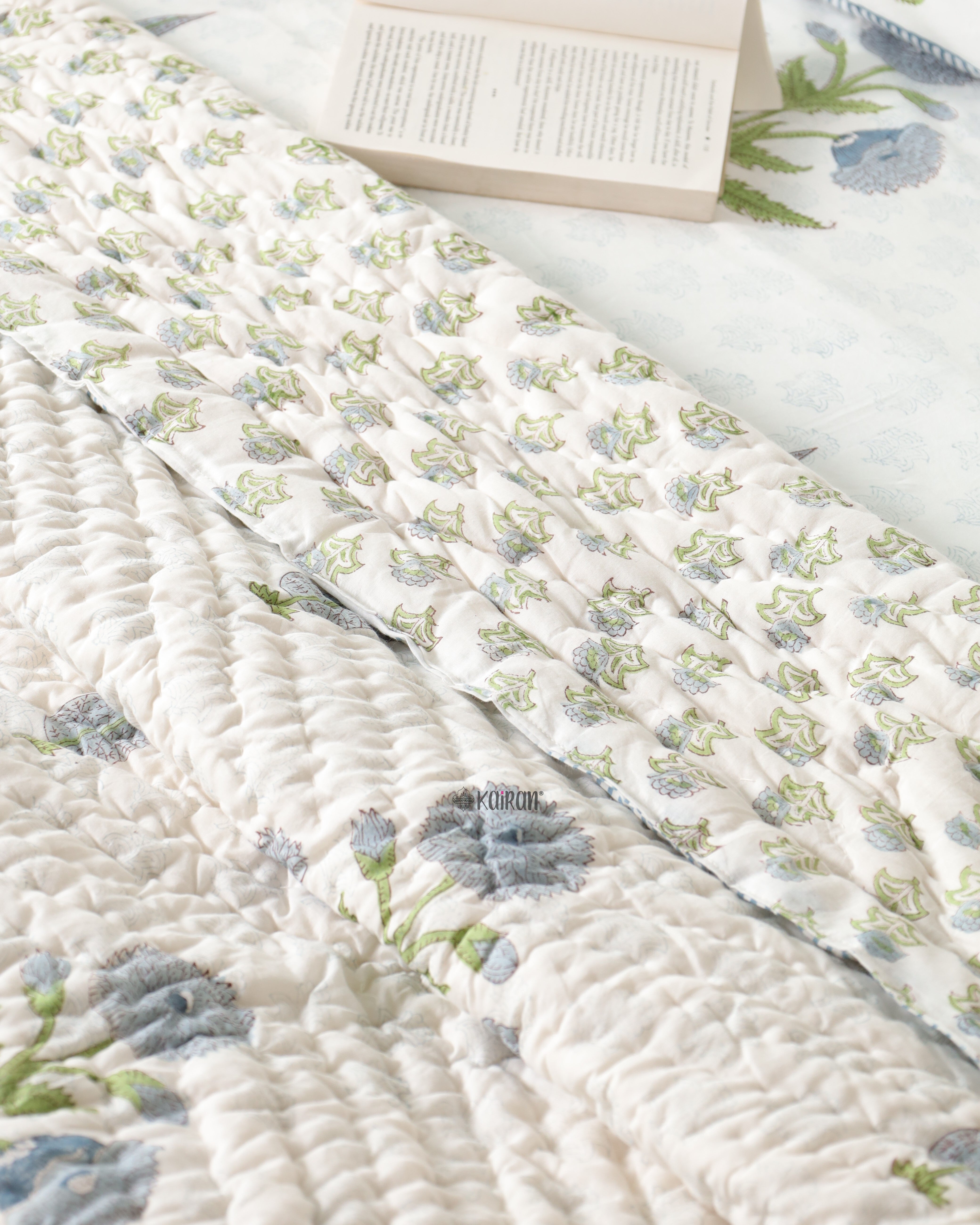 UDAIPUR HAND BLOCK PRINTED QUILT