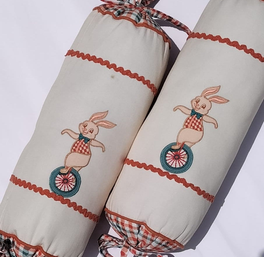 THE CIRCUS BUNNY BOLSTERS