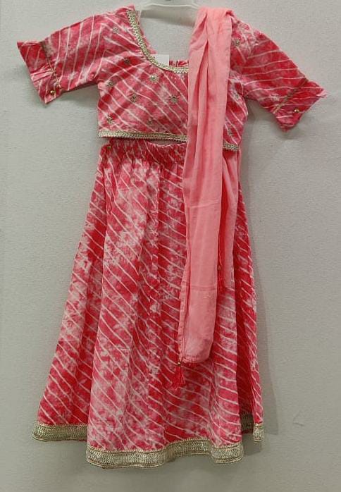 Pink lehanga set