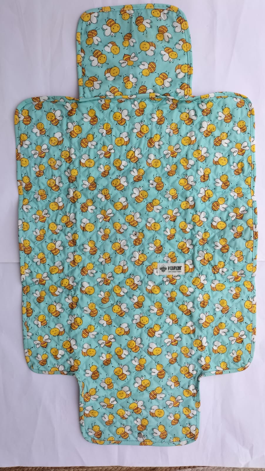 DIAPER CHANGING MAT BEES PRINT