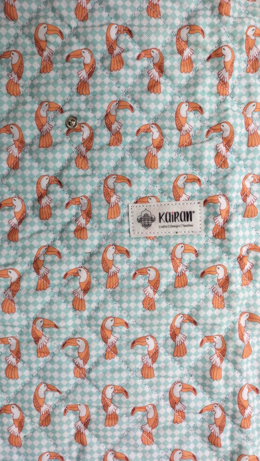 DIAPER CHANGING MAT TOUCAN PRINT