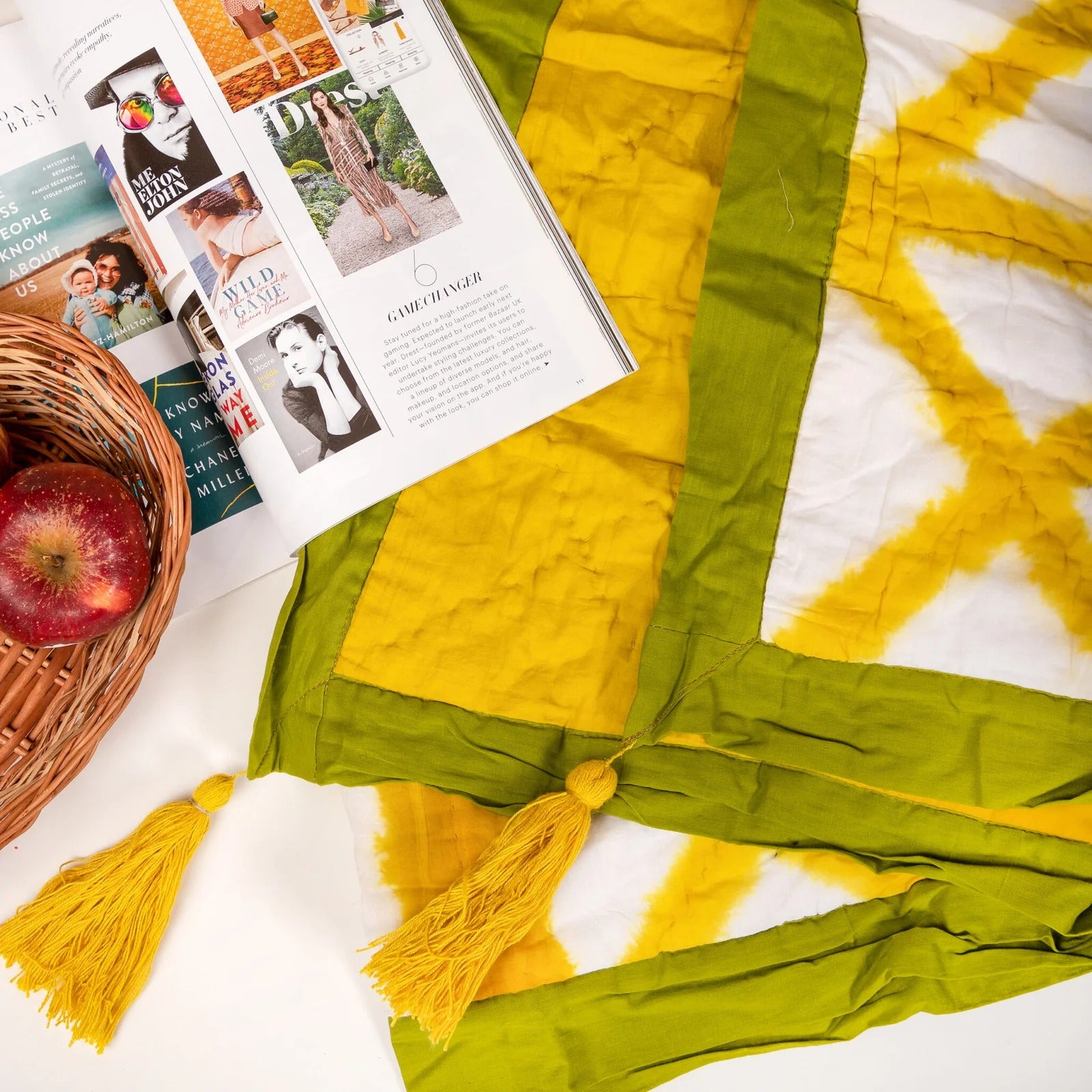 Chitra- Shibori Dyed Single & Double Cotton Quilt