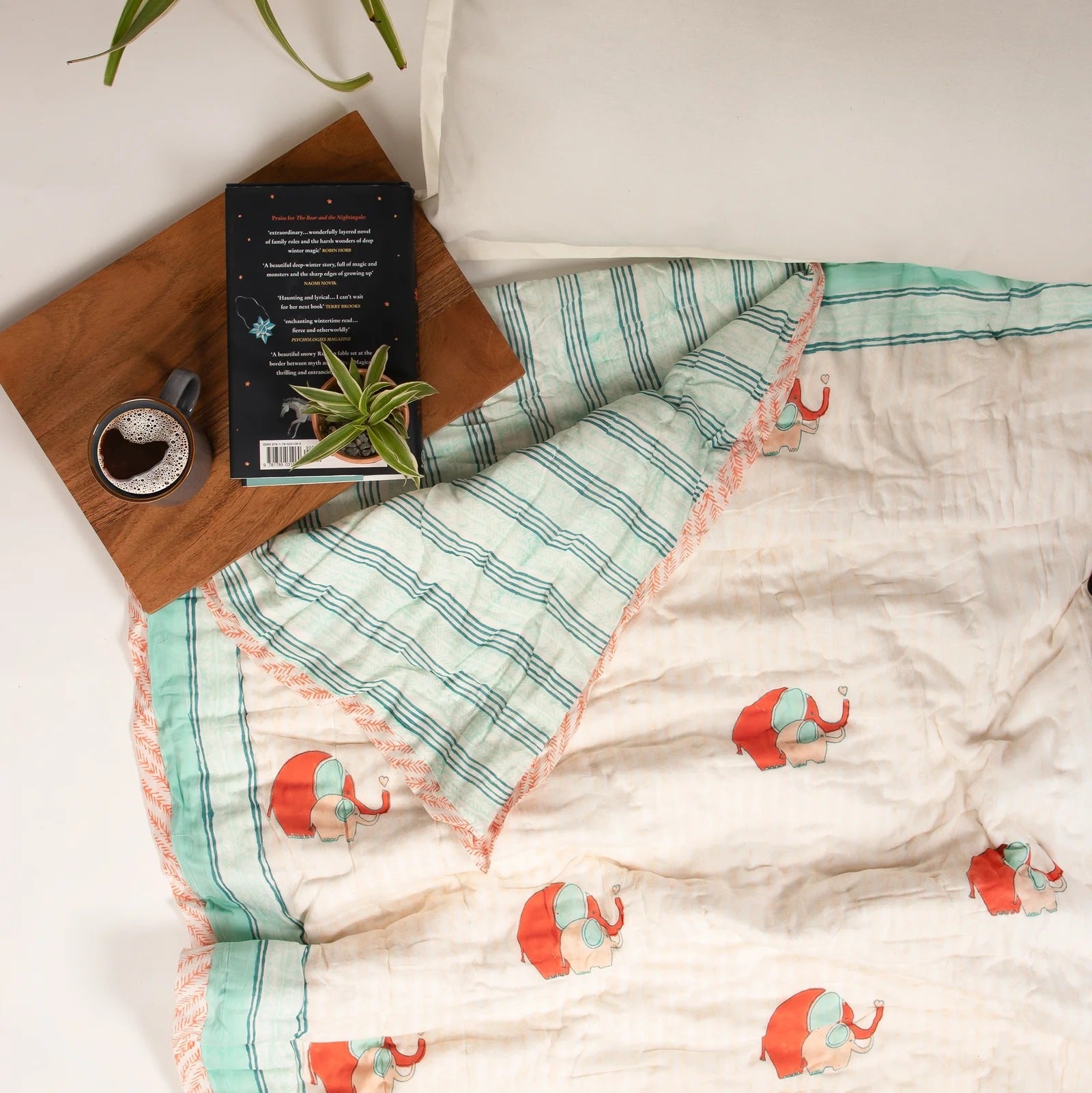 Baby Ellie – Hand Block Print Reversible Single Jaipuri Cotton Quilt