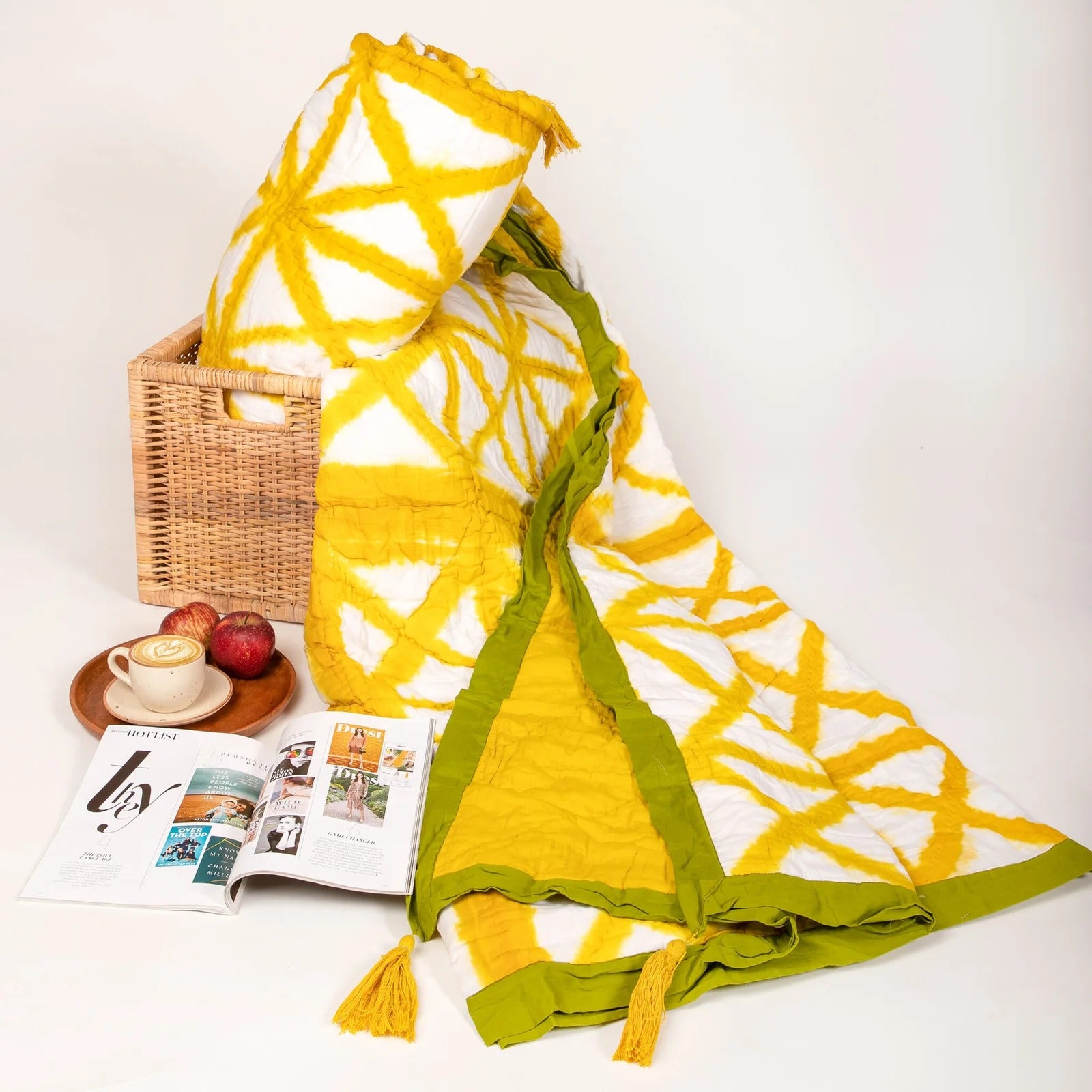 Chitra- Shibori Dyed Single & Double Cotton Quilt