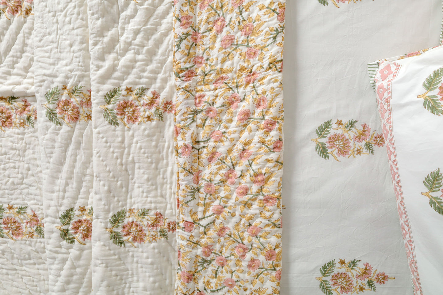 MYSORE HAND BLOCK PRINTED QUILT