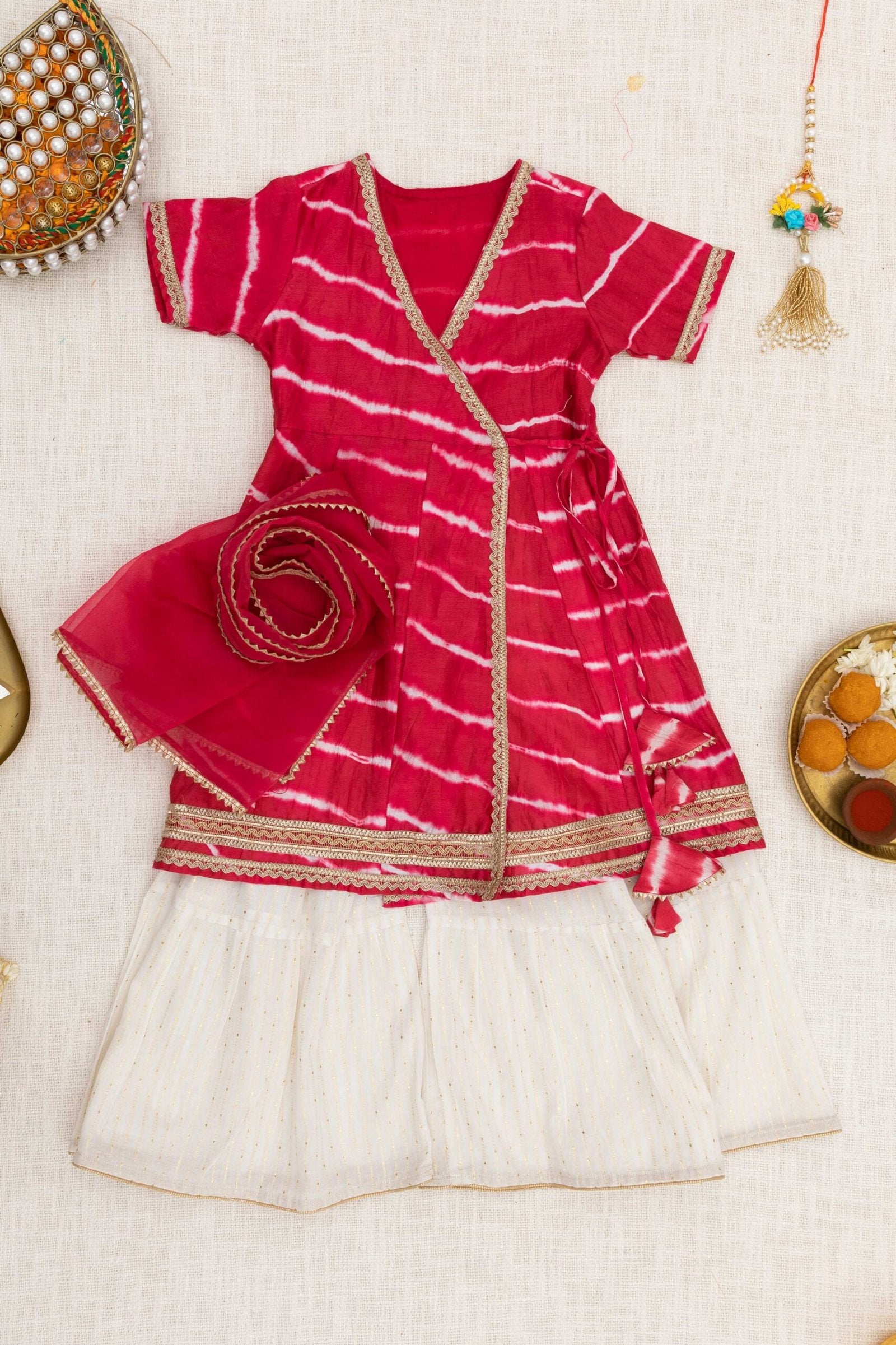 GULABO Angrakha Sharara set