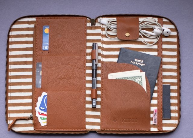 Khadi Handcrafted - Meraki Travel wallet