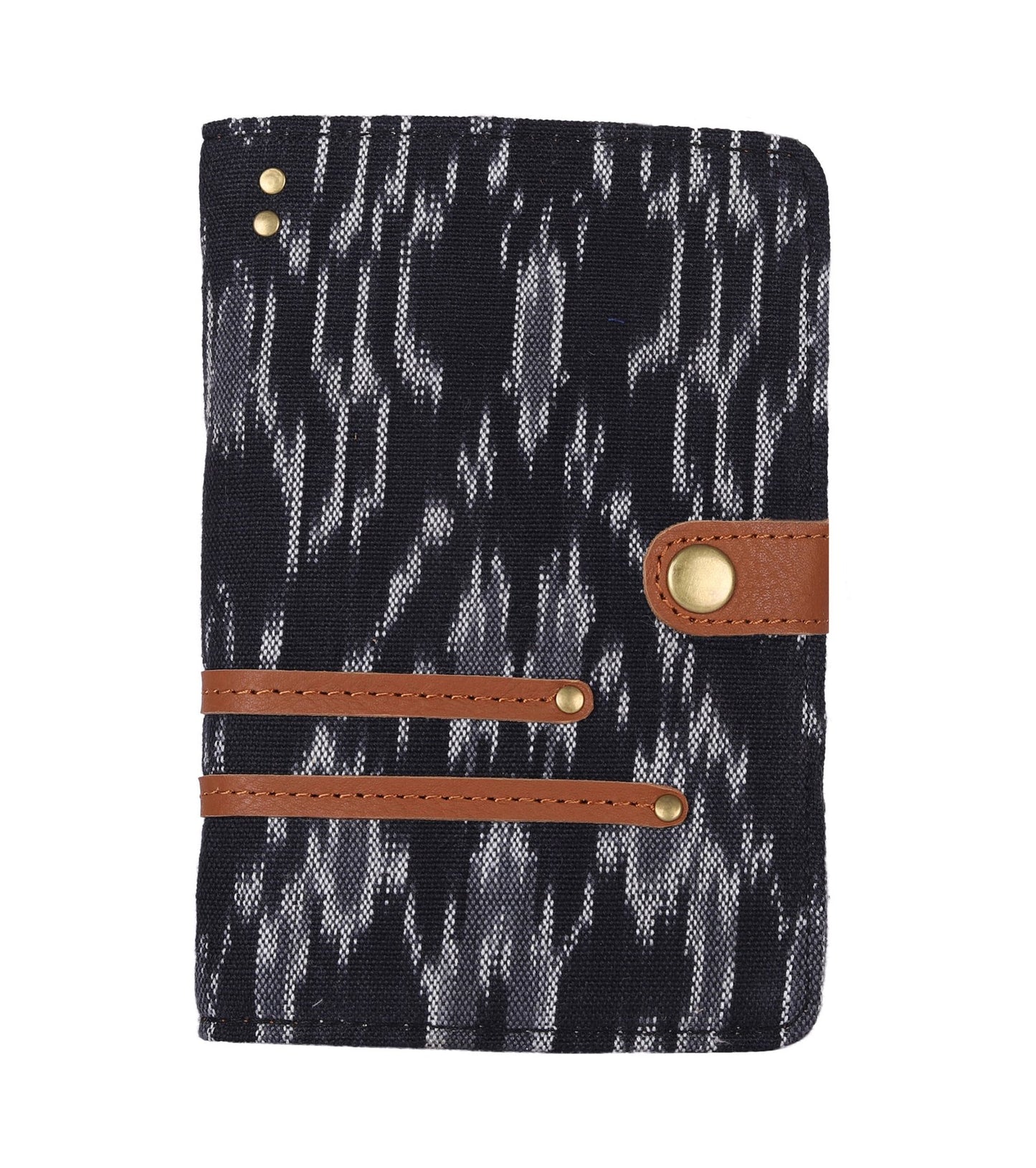 Black-White Handcrafted - Meraki Passport Cover