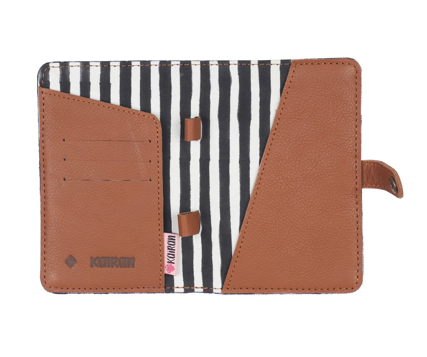 Black-White Handcrafted - Meraki Passport Cover