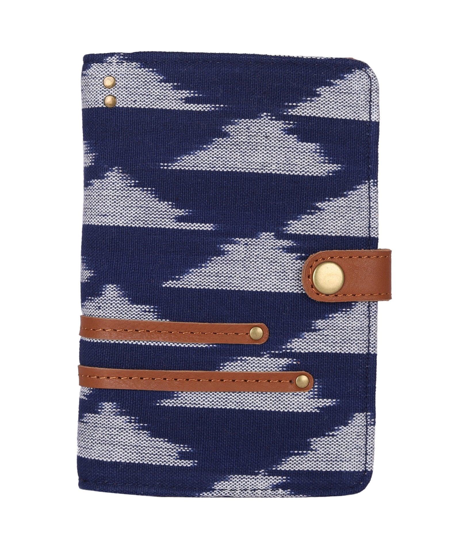 Indigo Blue-White Handcrafted - Meraki Passport Cover