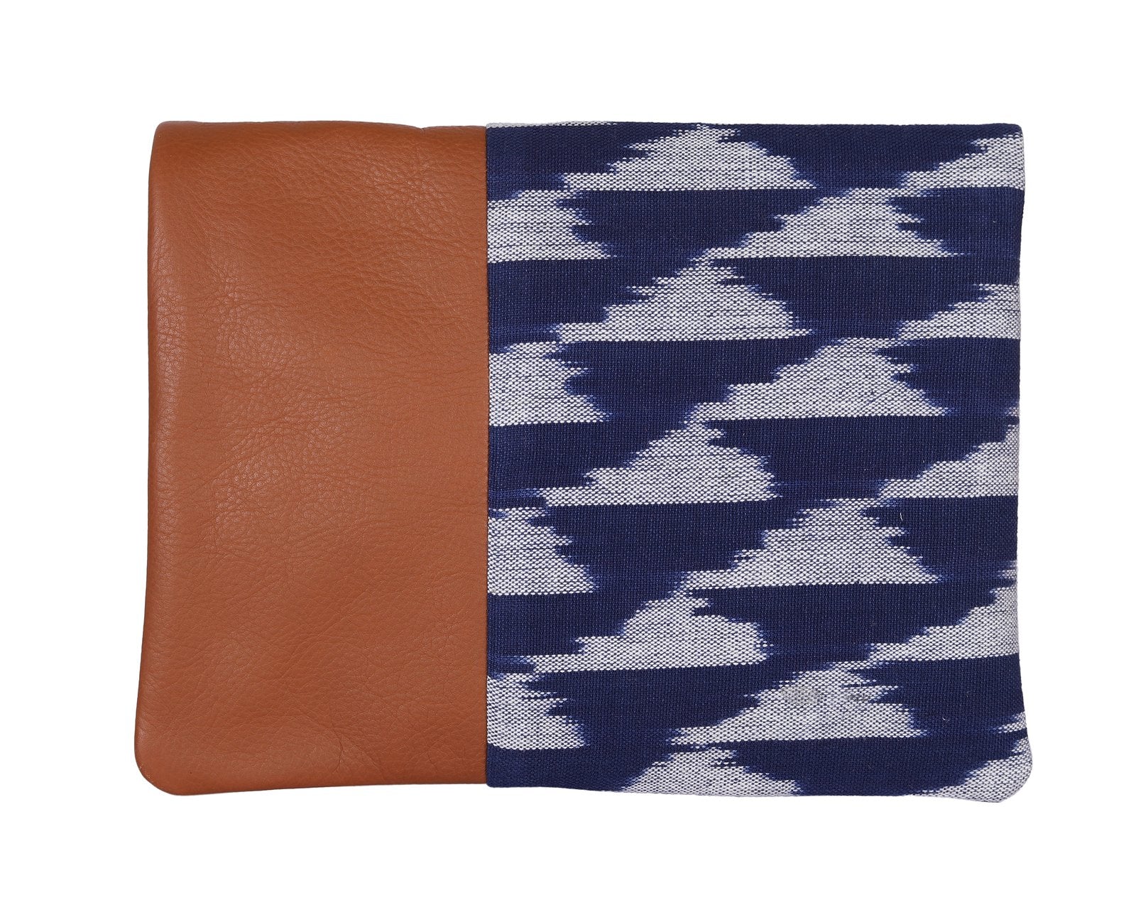 Indigo Blue-White Handcrafted - Meraki Envelope Clutch