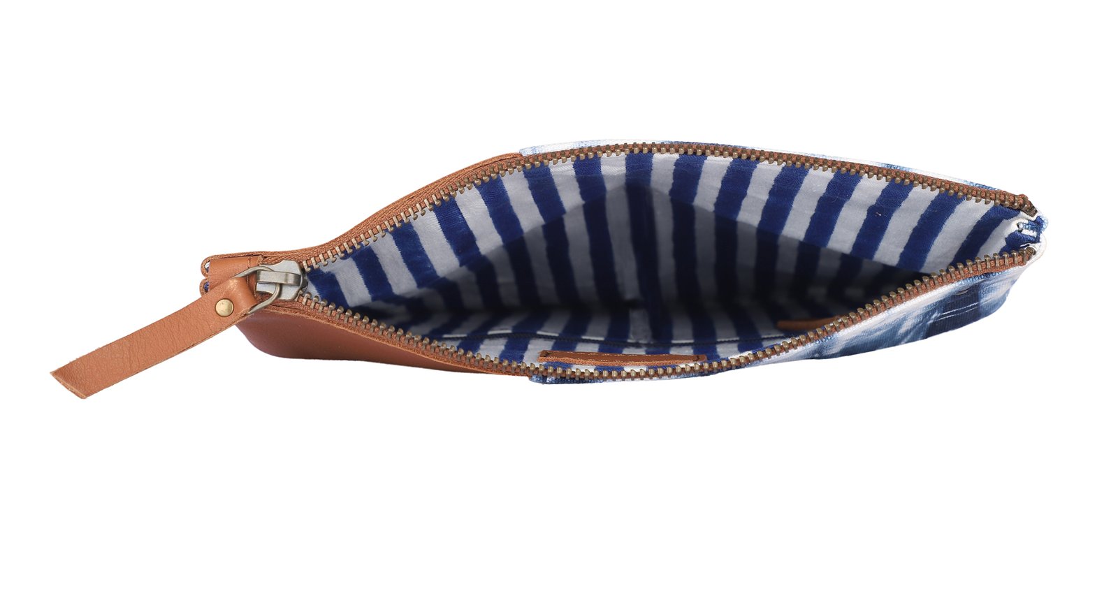 Indigo Blue-White Handcrafted - Meraki Envelope Clutch