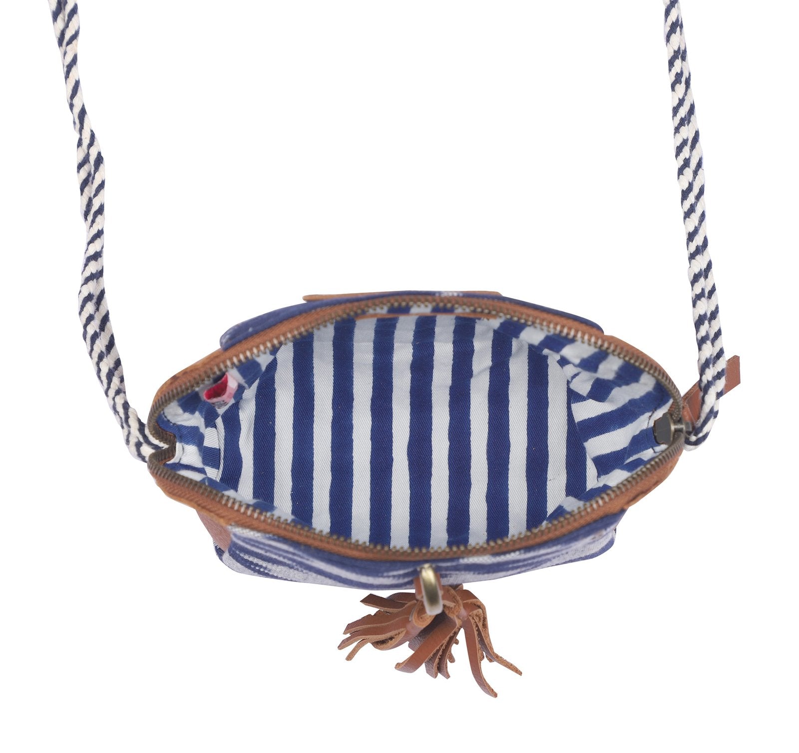 Indigo Blue-White Handcrafted-Meraki Shoulder Bag