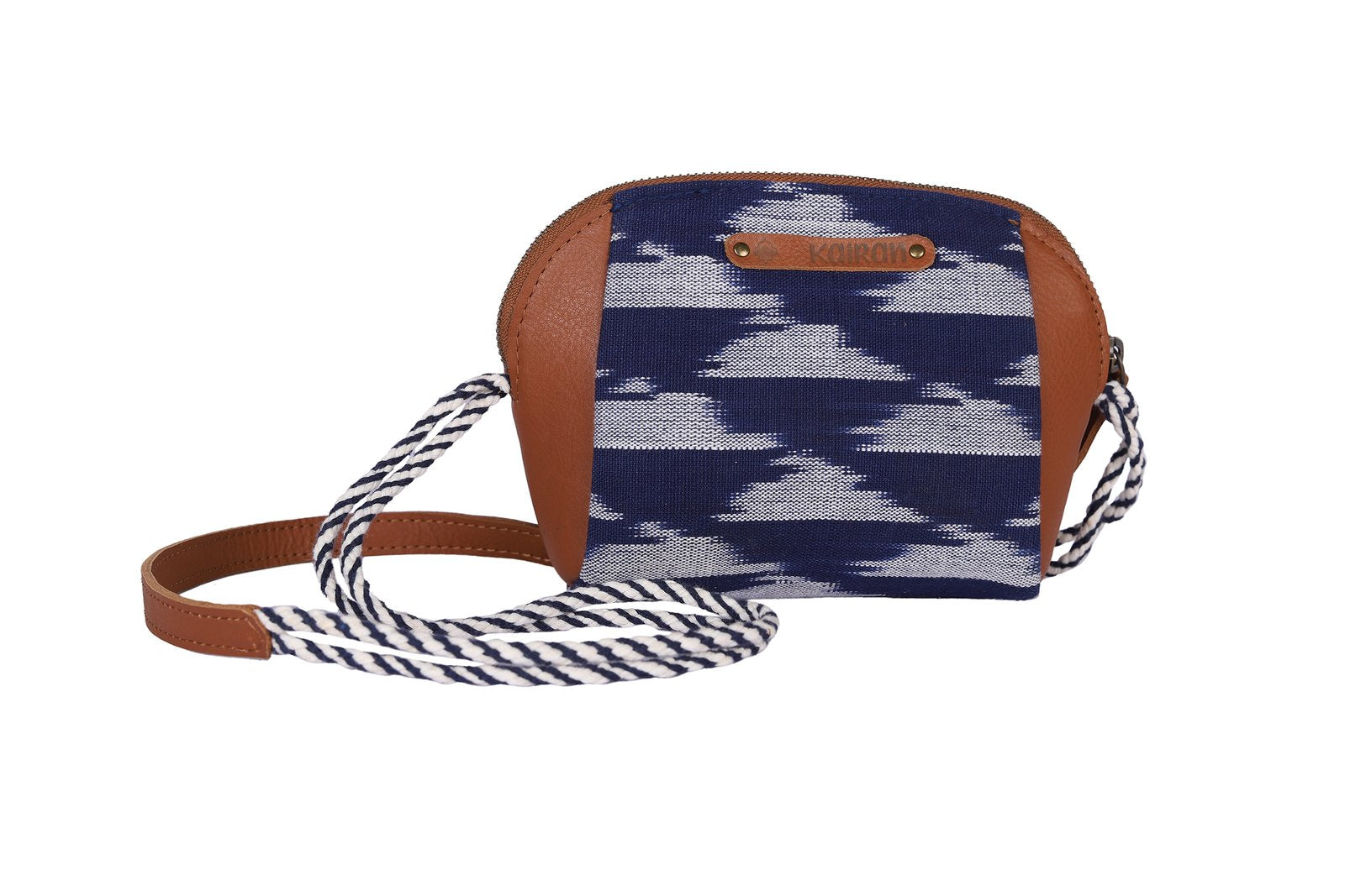 Indigo Blue-White Handcrafted-Meraki Shoulder Bag