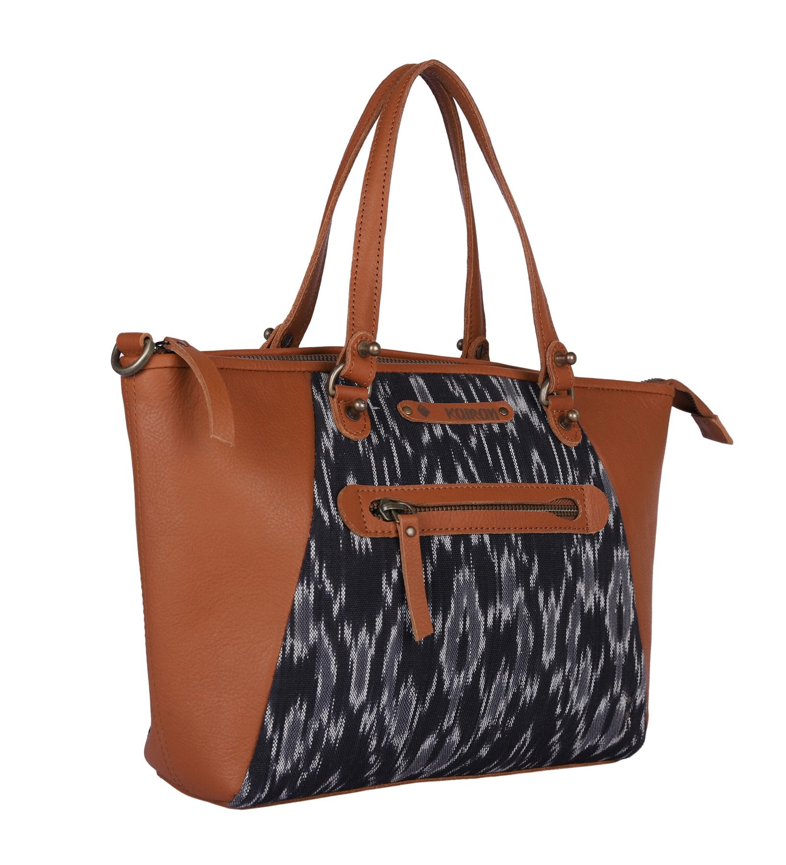 Black-White Handcrafted - Meraki Handbag