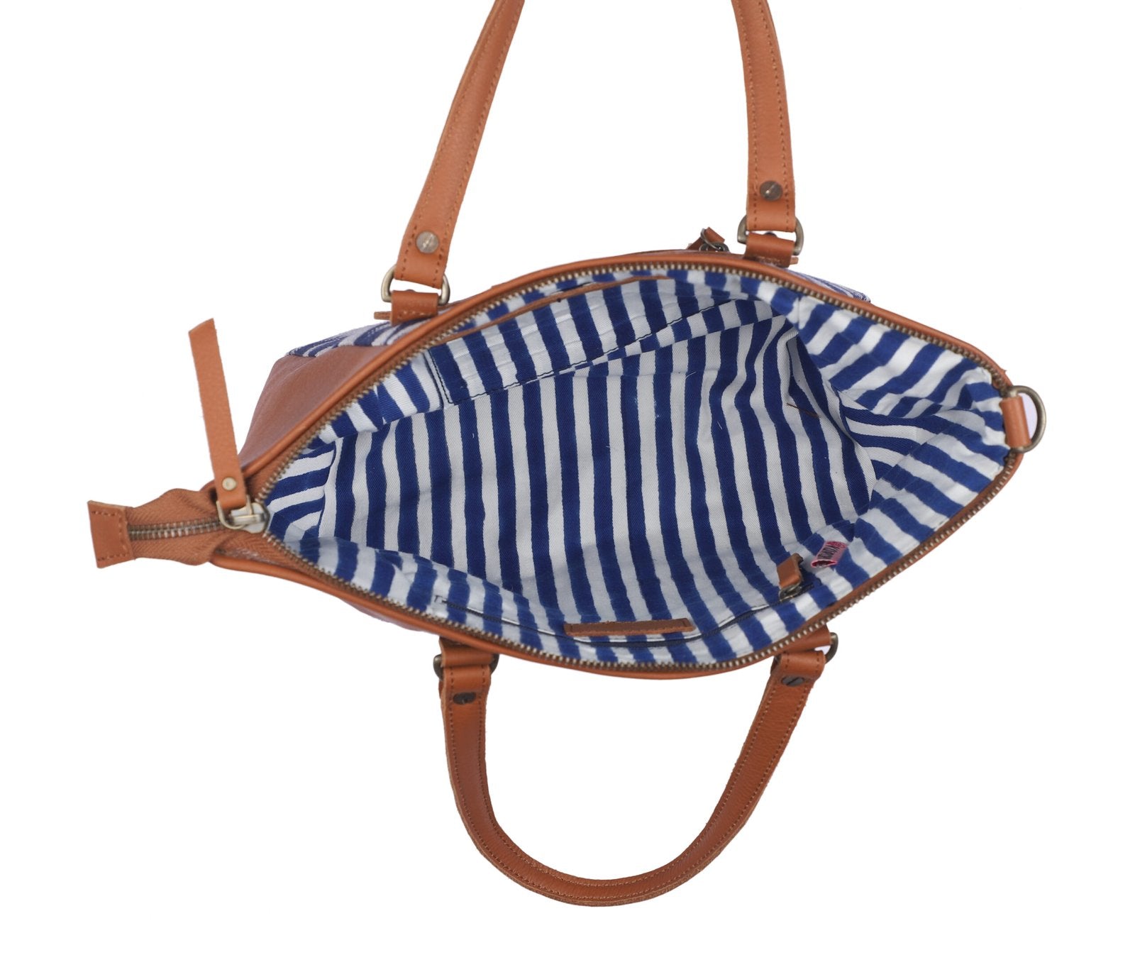 Indigo Blue-White Handcrafted - Meraki Handbag