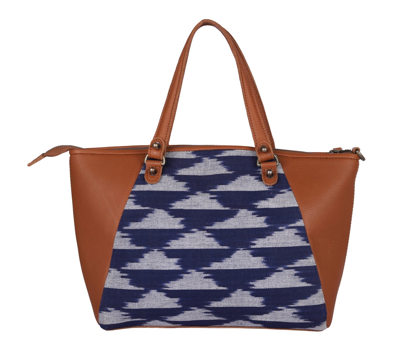 Indigo Blue-White Handcrafted - Meraki Handbag
