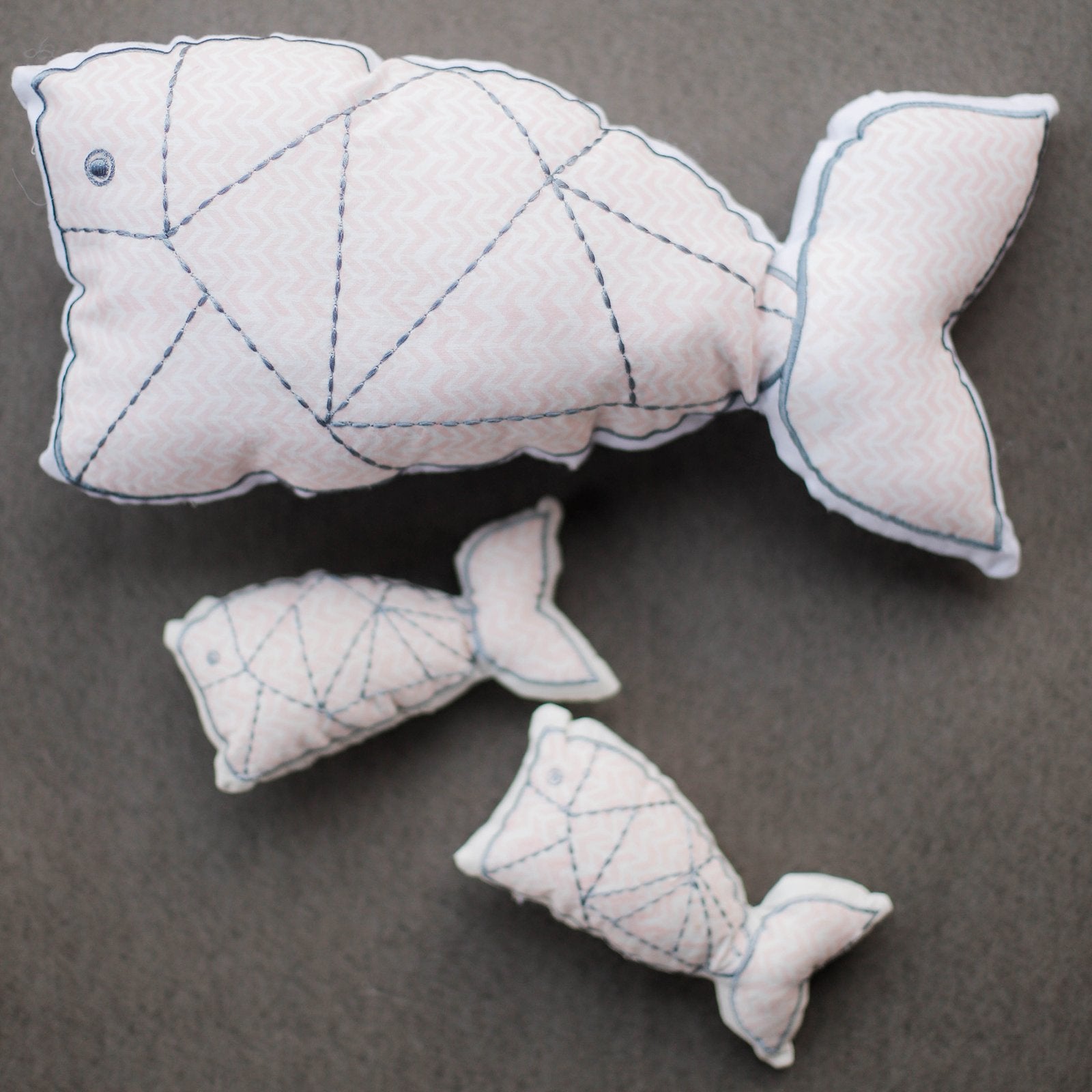 Machali Aur Naav - Fish Shape Pillow