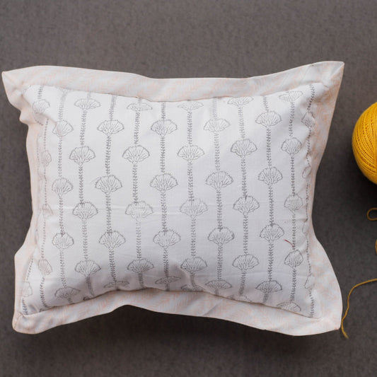 The Chirping Birds - Hand Block Print Cotton Baby Pillow